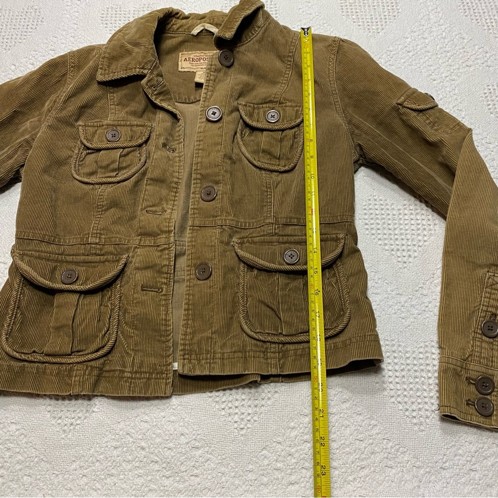 Y2K Aeropostale Ribbed Corduroy Jacket (M) - Picture 4 of 5